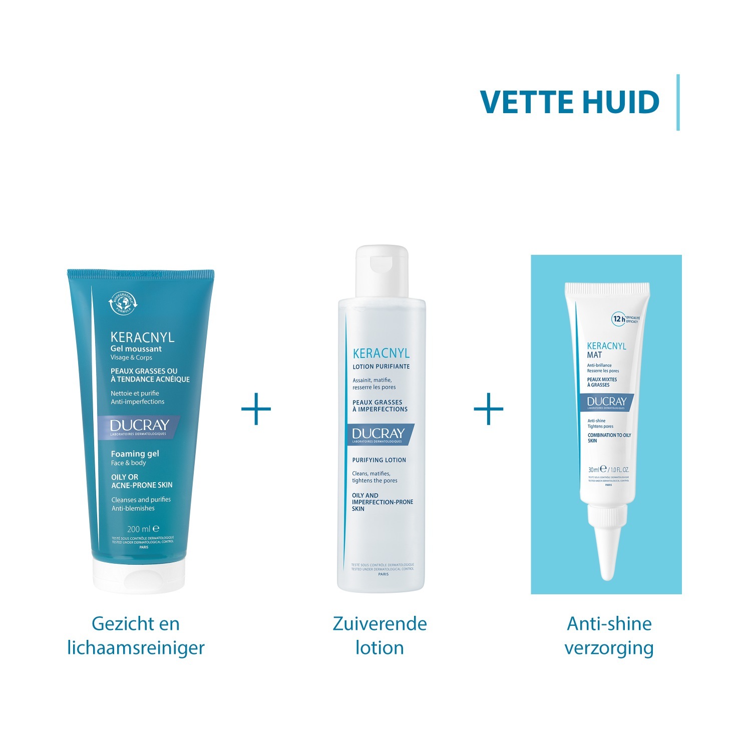 Ducray Keracnyl Reinigungslotion - 200 ml
