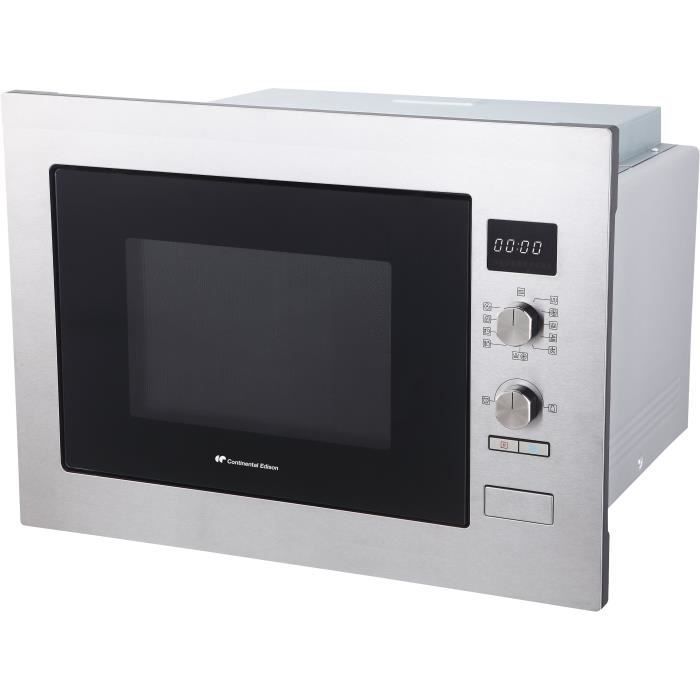 Continental Edison CEMOC34IXE Inbouw combimagnetron, 59,5 x 46 x 46,8 cm, roestvrij staal, 34 liter