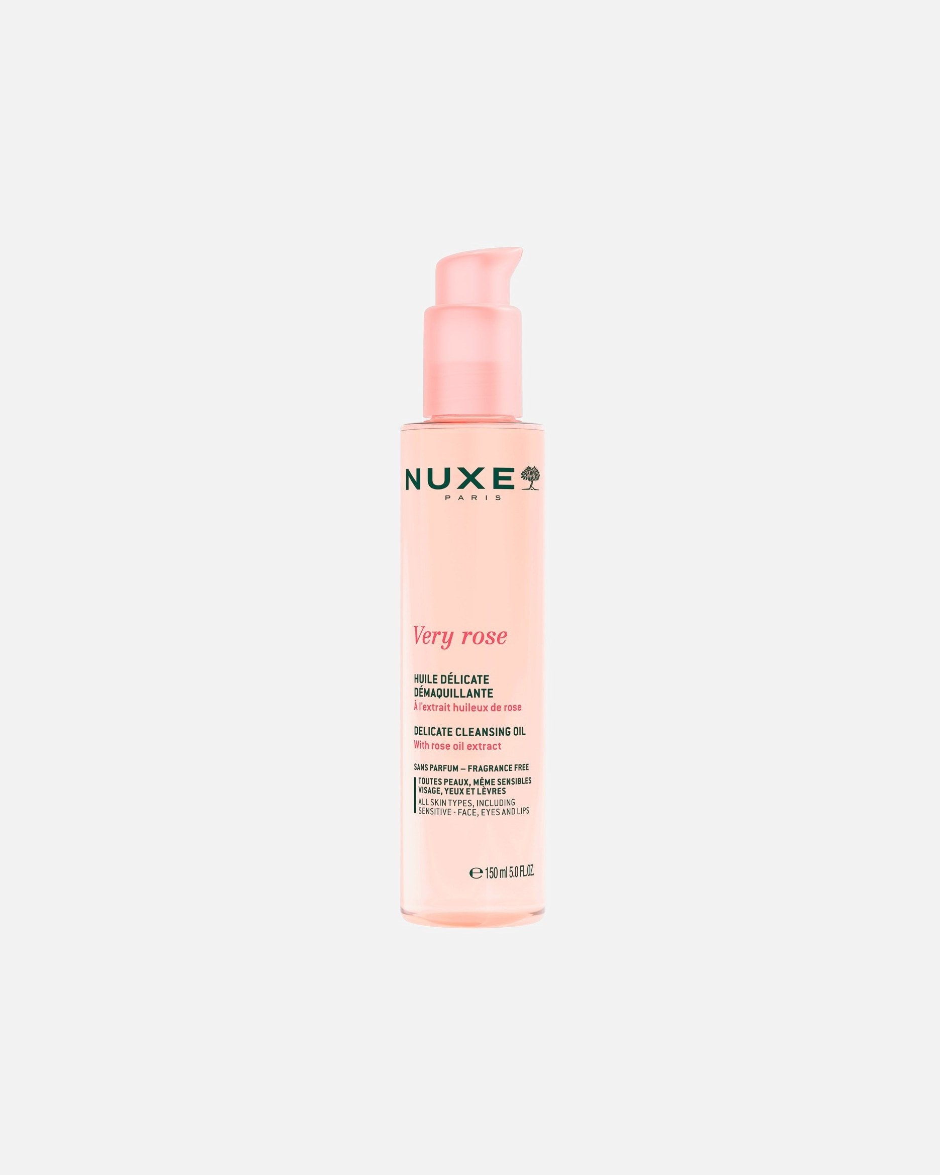 NUXE Skincare Very Rose švelnus valomasis aliejus - 150 ml