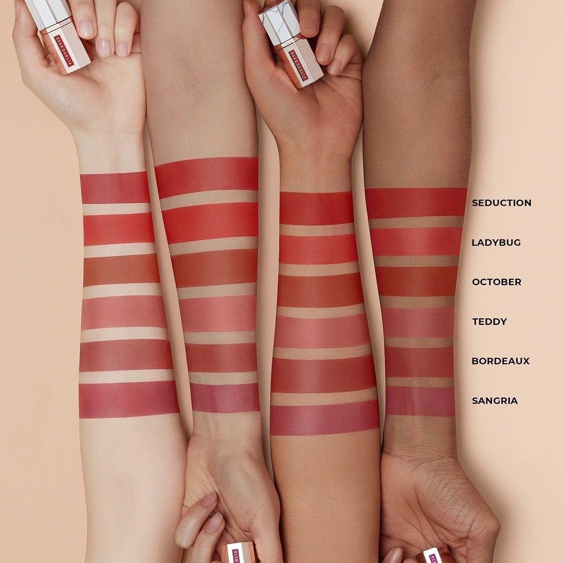 Dear Dahlia Paradise Dream Velvet Lip Mousse Mini 6 Set