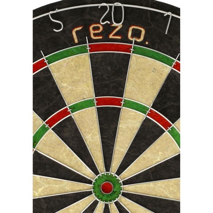 Dartscheibe – VADER PRO – Zielscheiben-Set und 6 Darts inklusive – Sisalfasern – REZO
