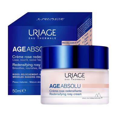 Uriage Age Absolu Crème Rose Redensifiante ikääntymistä estävä ja täyteläinen kasvovoide 50 ml 50 ml
