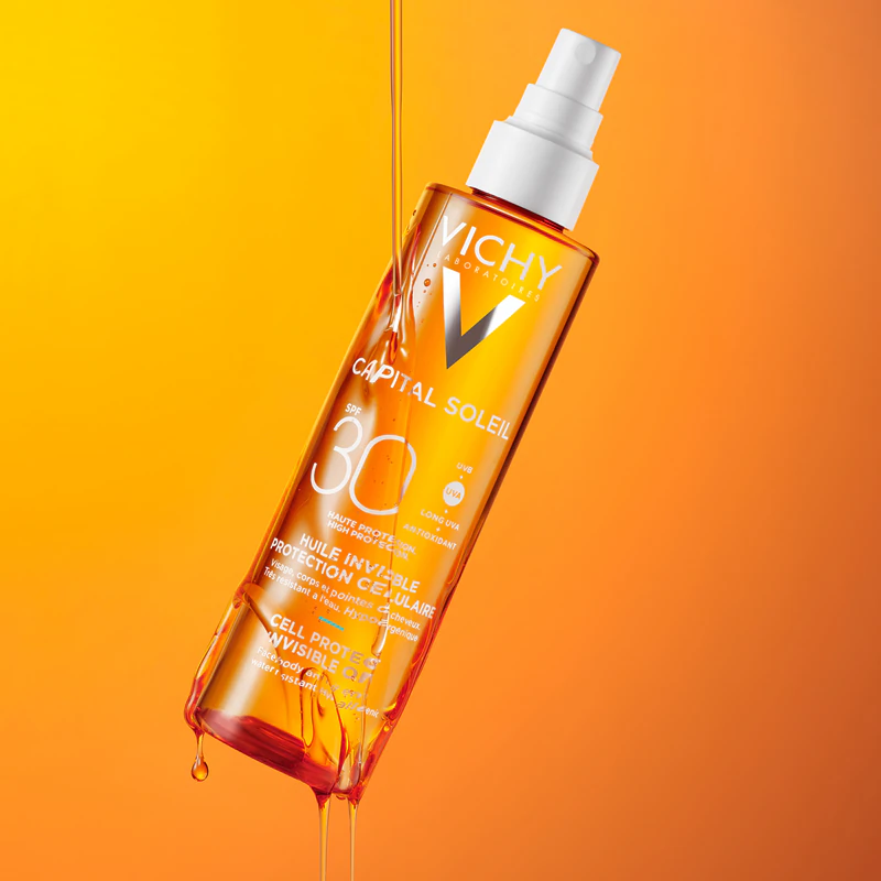 Vichy Capital Soleil Cell Protect Óleo Invisível olejek ochronny FPS 30