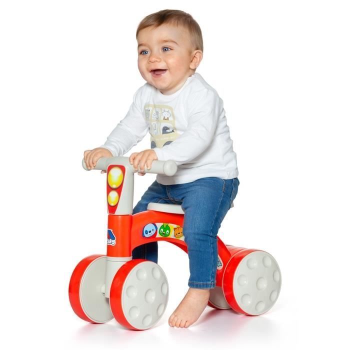 My 1st Ride On Baby Ride-On, Red - MOLTO - Non-slip rubber - 4 wheels