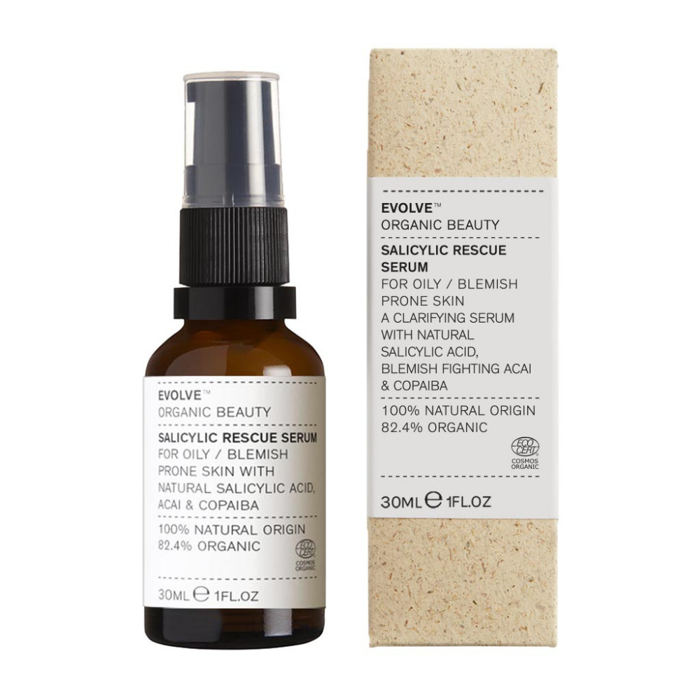 Evolve Organic Beauty salicilni serum za spašavanje