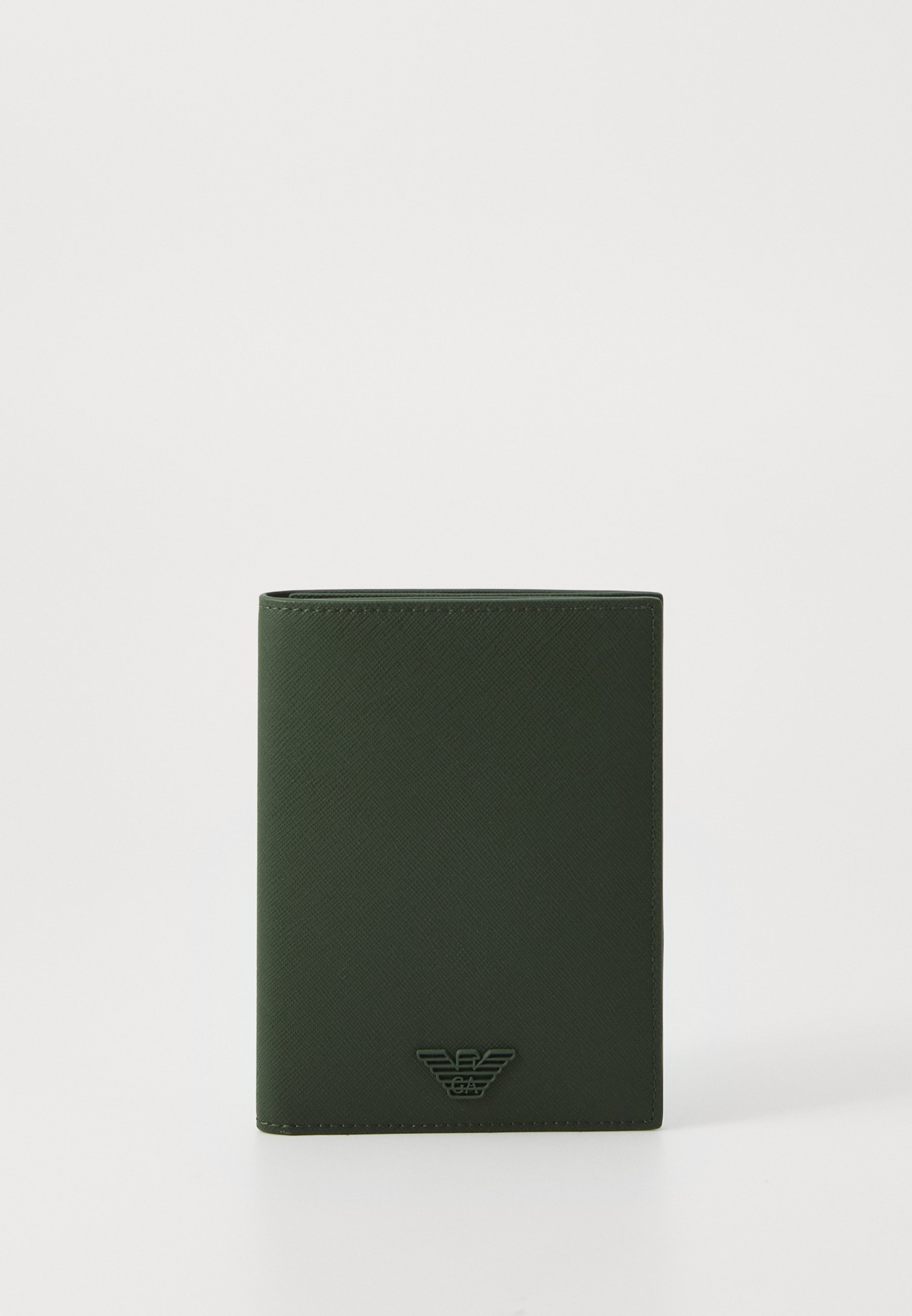 Emporio Armani kaarthouder - Paspoorthouder - diep bos