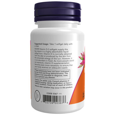 Nu tillskott Nu vitamin D3 120 kapslar 120 kapslar