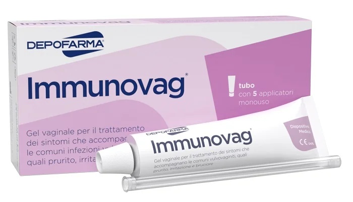 DEPOFARMA Immunovag gel vaginal 5 aplicadores 35 ml Efeito calmante
