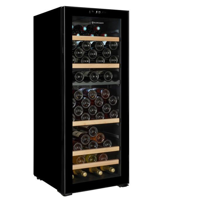 CEPAGE108DZ dual-zone wine cellar, 108 bottles, adjustable temperature, Vinotag connected, modern design, 38 dB