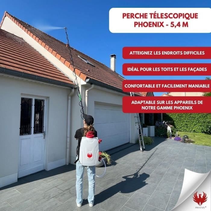 Pértiga telescópica Phoenix - 5,4 m