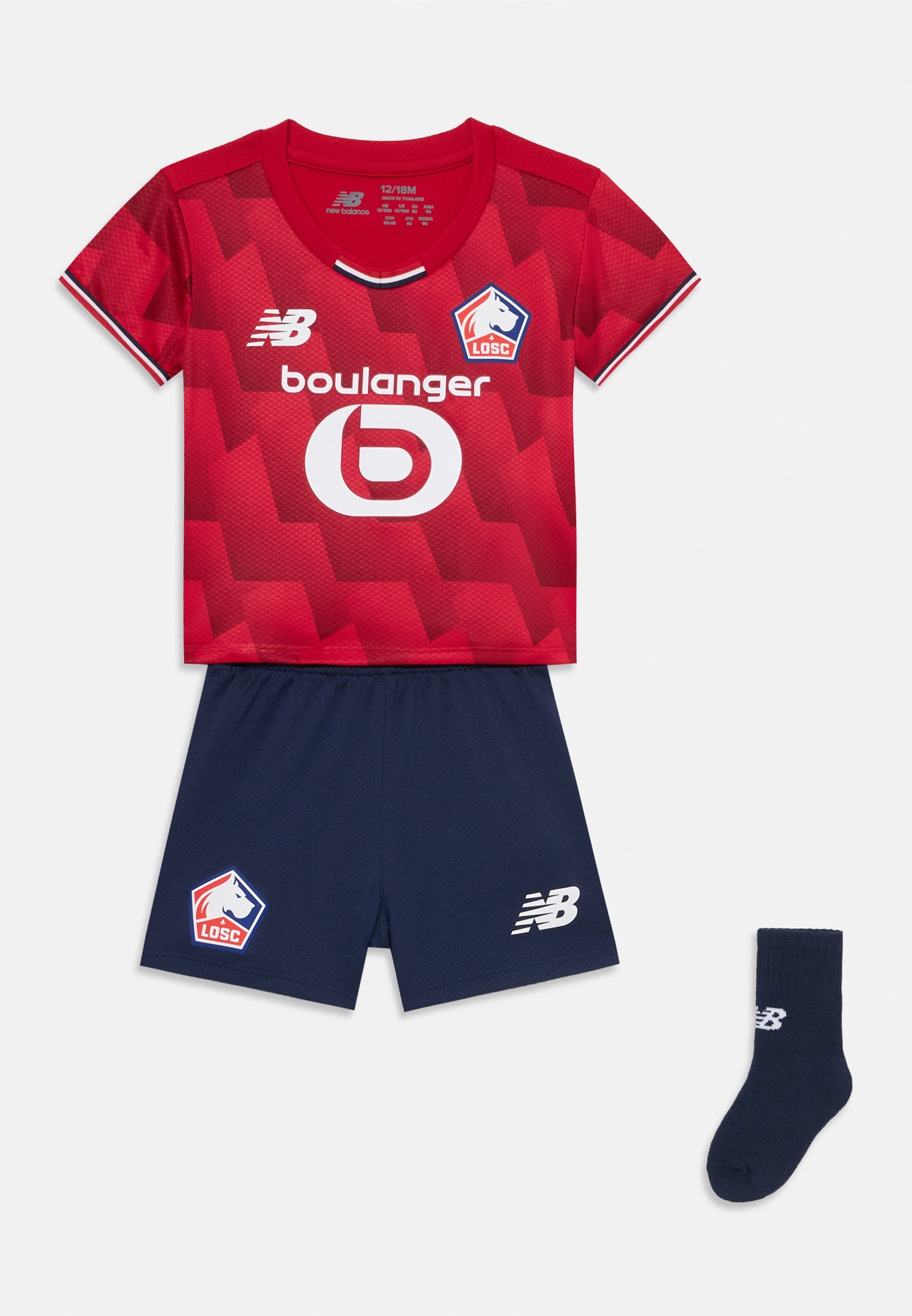 New Balance LILLE LOSC HOME BABY KIT UNISEX SET - Overige accessoires - rood/blauw