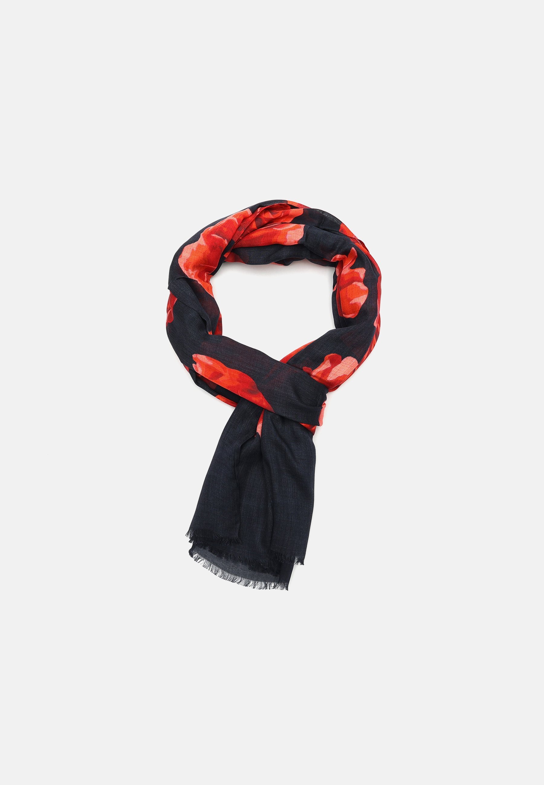 Kate Spade New York CHARMING ROSE OBLONG - Foulard - marineblauw