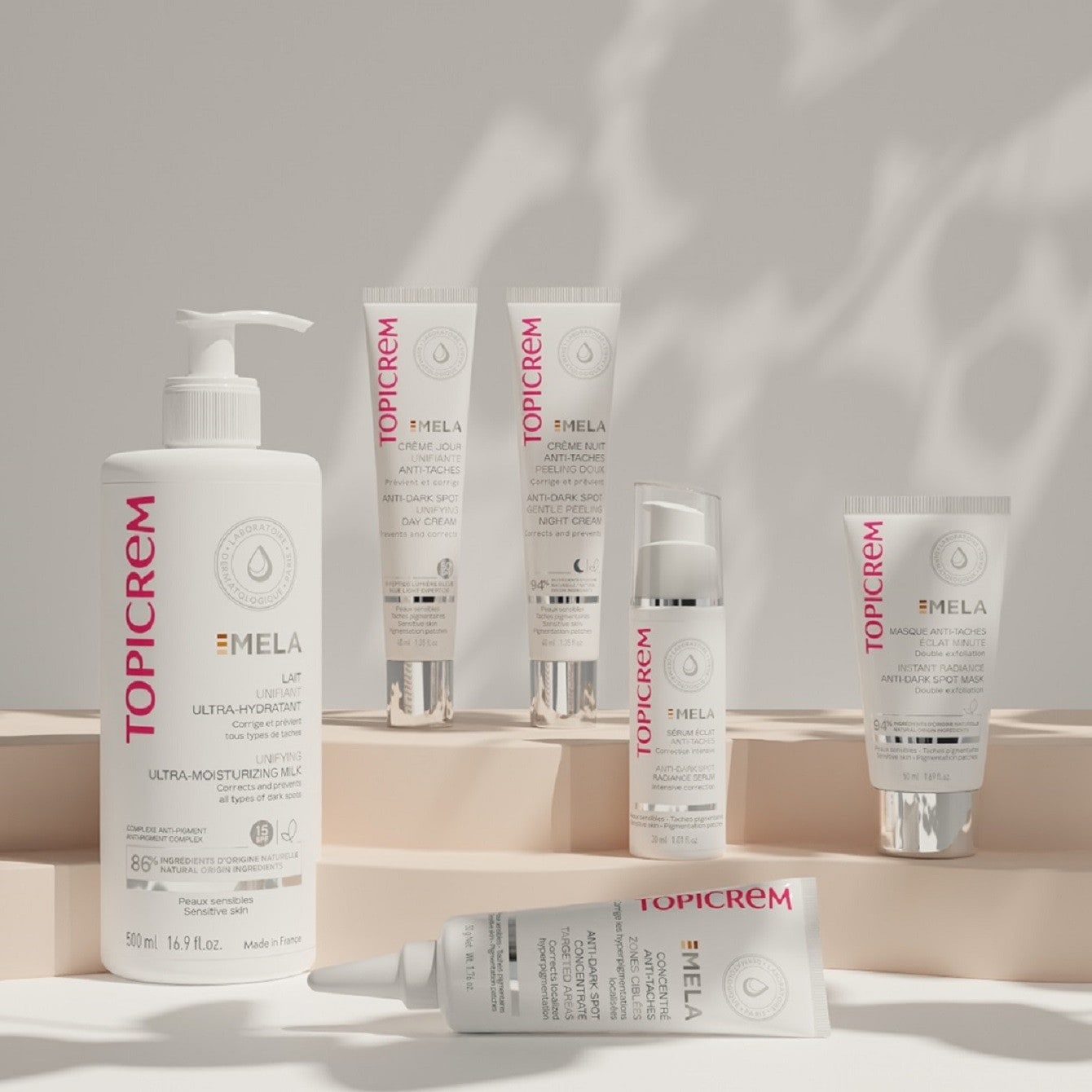 Topicrem Mela Crème Nuit Anti-Taches Peeling Doux