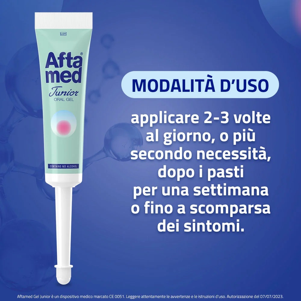 AFTAMED Aftamed Junior Gel 15 ml Lösung zur Behandlung von Aphthen bei Kindern