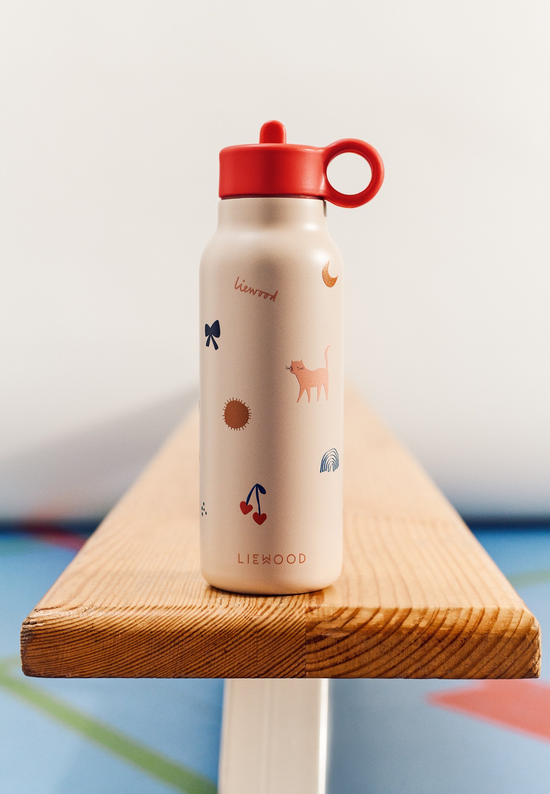 Liewood FALK WATERFLES 350 ML UNISEX - Drinkfles - doodles / sandy