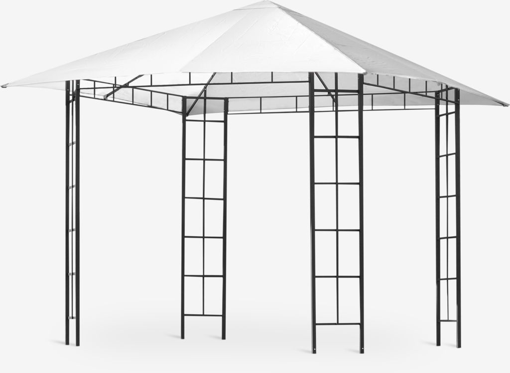 FAABORG paviljon FAABORG širina 3xdolžina 3xvišina 2,65m bela