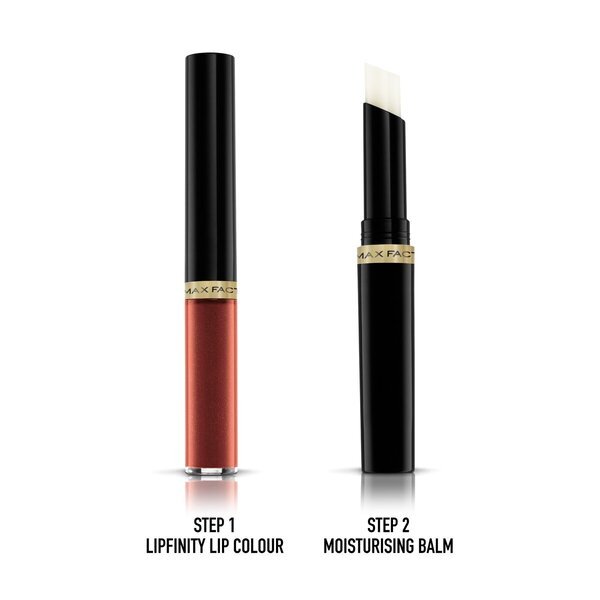 Max Factor Lipfinity barva za ustnice 070 Spicy 2-Step dolgoobstojna šminka 2,3 ml