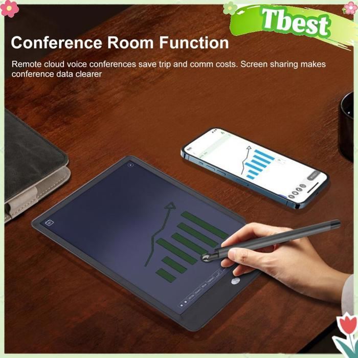 Tbest Smart Drawing Tablet, Electronic Writing Board with Pen, Bed Linen