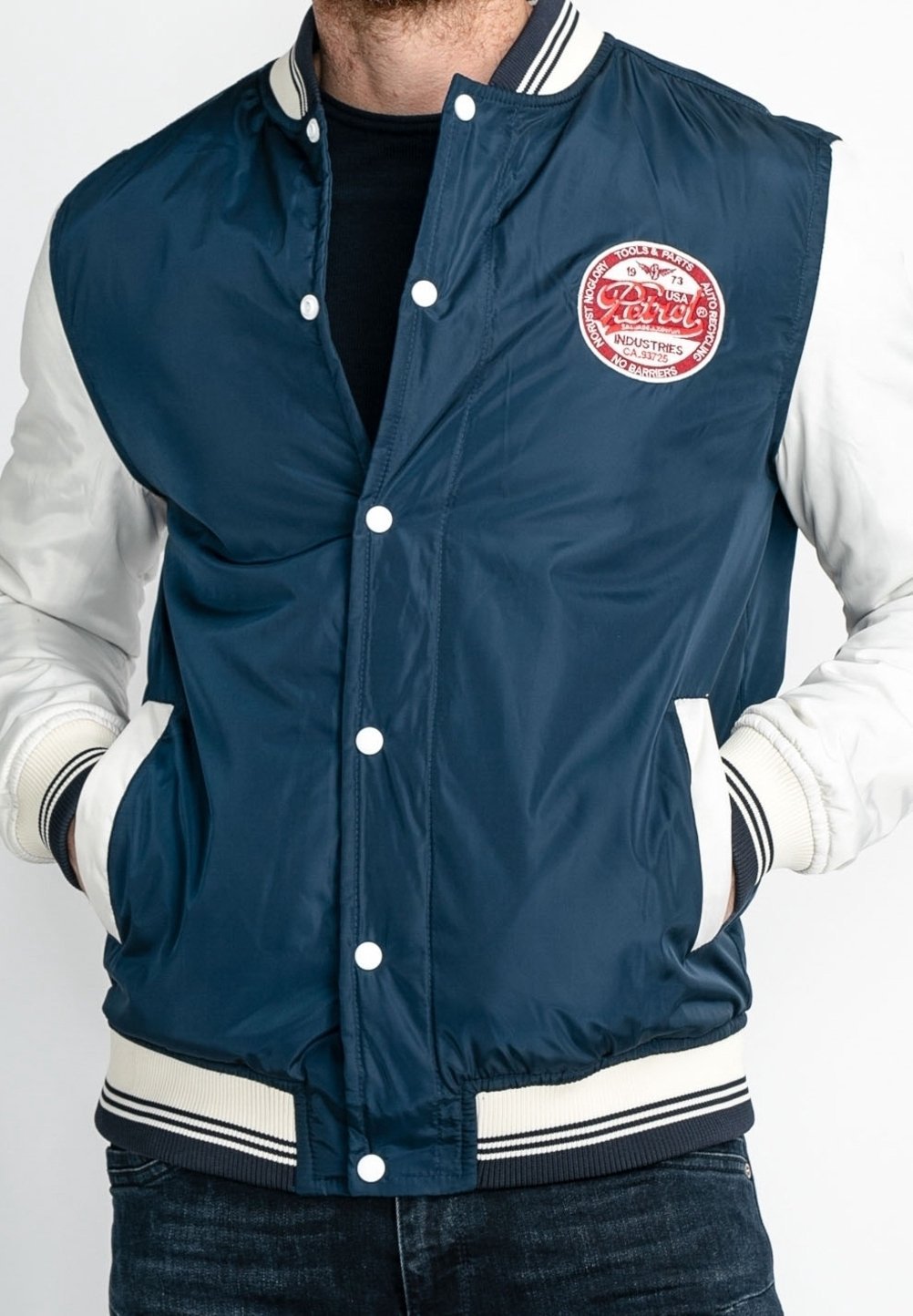 Petrol Industries bomberjack - blauw