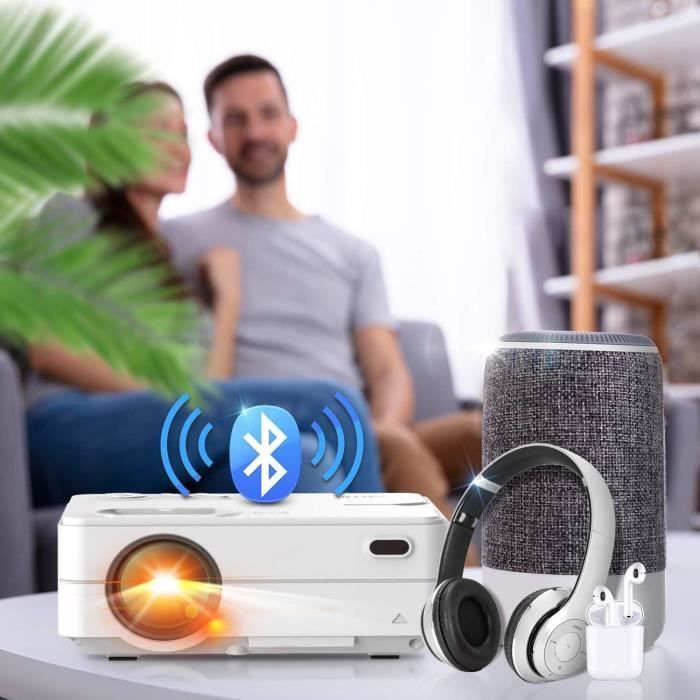 Videoprojecteur WiFi Bluetooth, Artlii Enjoy 2 Mini Projecteur Portable, Retroprojecteur 300'', Mini Videoprojecteur Natif 72 [97]