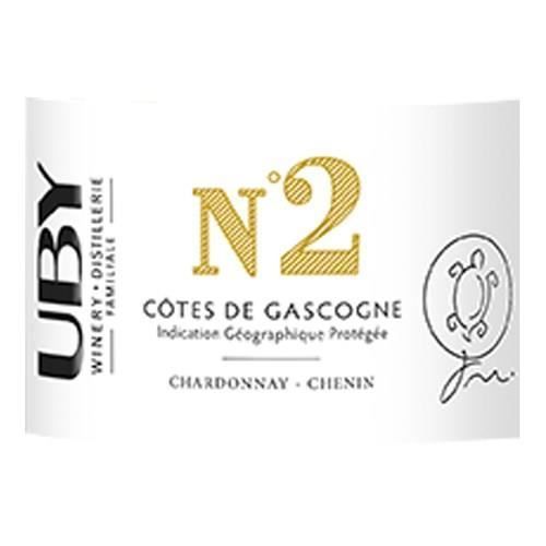 UBY N°2 Chardonnay-Chenin Côtes de Gascogne - Vino bianco del sud-ovest della Francia 2025