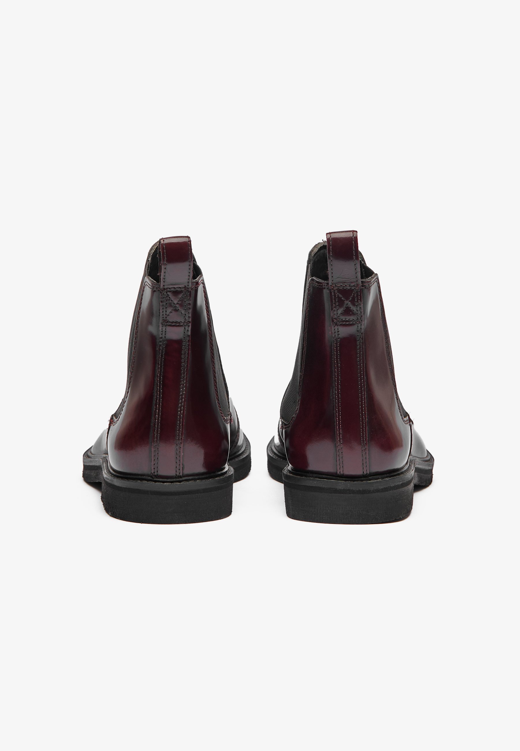 Zign LEATHER - Klassieke enkellaarsjes - bordeauxrood