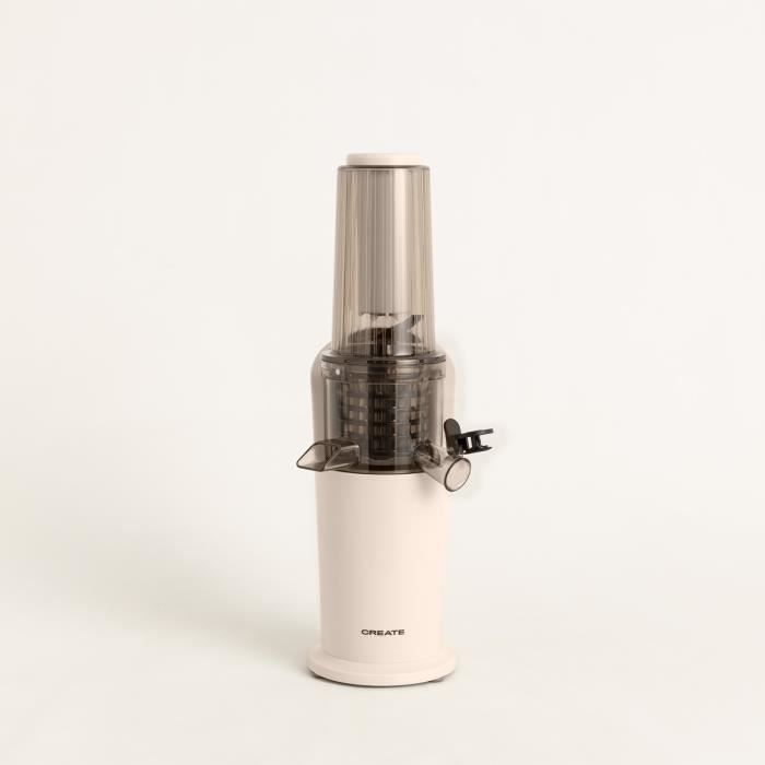Extracteur de jus lent - Create - Mini - 150W - Fonction inverse - Format compact