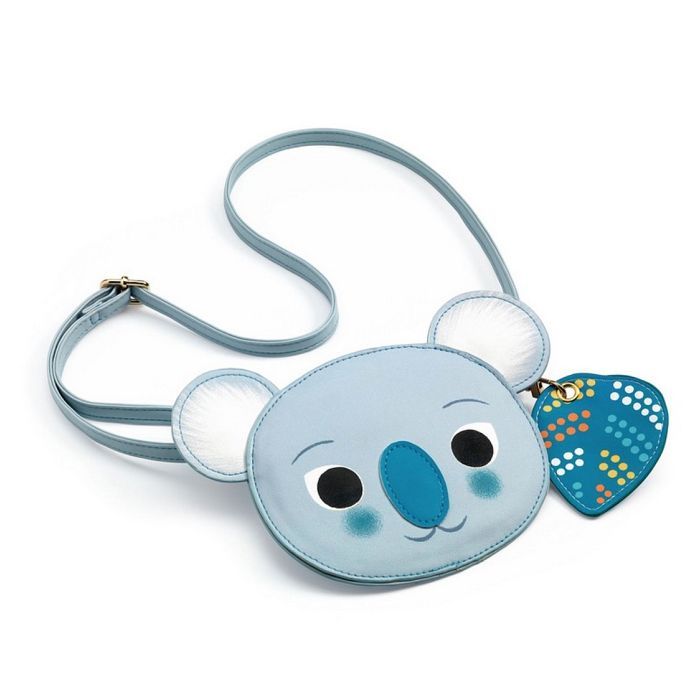 Sac bandoulière animaux - Djeco - Koala - Bleu - Enfant - Mixte