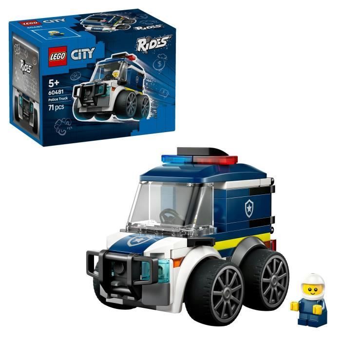 LEGO City 60481 Veicoli - Camion della polizia - Set di gioco creativo per bambini dai 5 anni in su - Idea regalo