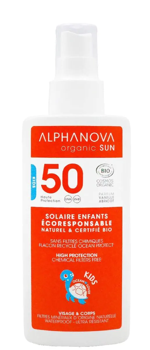 Alphanova Sun Kids BIOSpray Przeciwdo opalania SPF 50