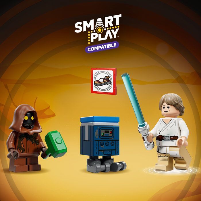LEGO Star Wars SMART Play: Landspeeder do Luke - Brinquedo - Conjunto Compatível - 75420