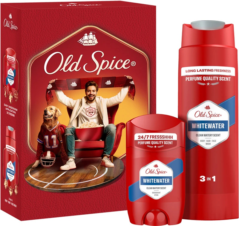 Поклон сет Old Spice за љубитеље спортова на дивљим водама за мушкарце