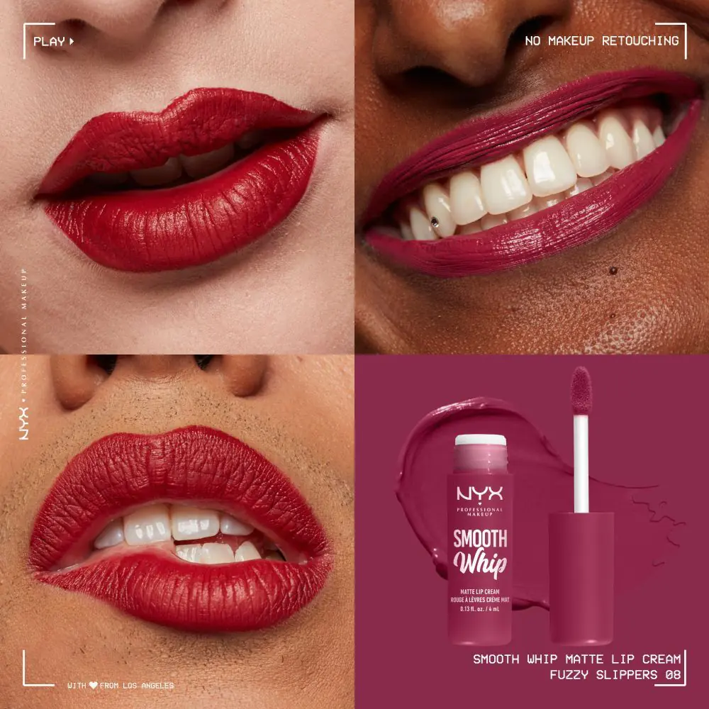 NYX Smooth Whip Matte Lip Cream Pomadka do ust Fuzzy Slippers