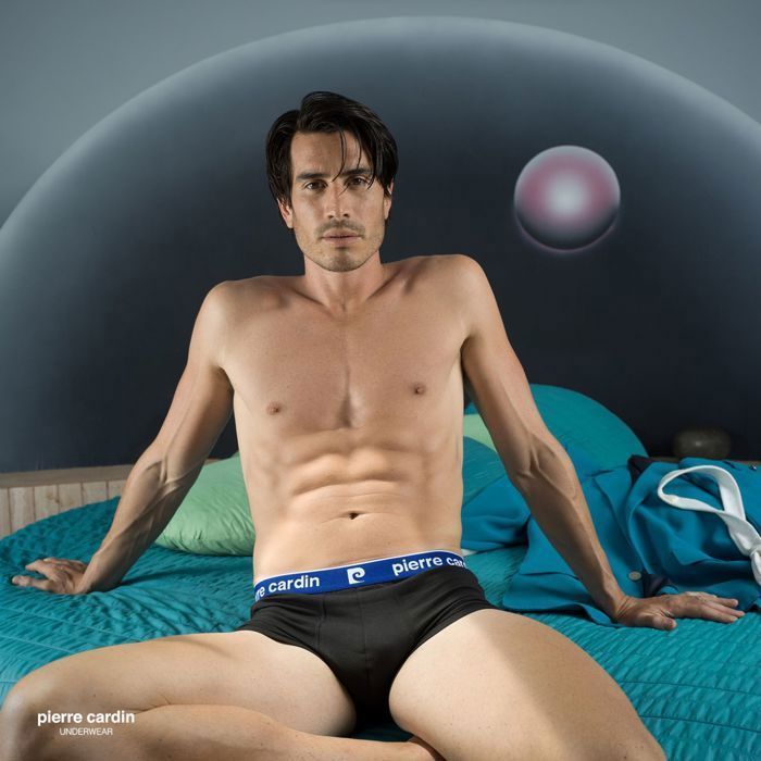 Calzoncillos bóxer Pierrecardin para hombre - Negros (Paquete de 4)