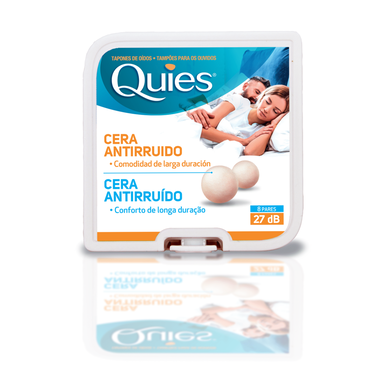 „Quies“ natūralaus vaško ausų kamštukai, 8 poros