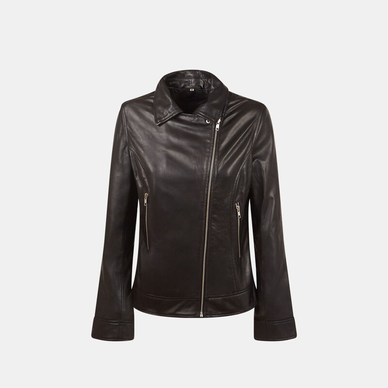 Biker da donna in pelle