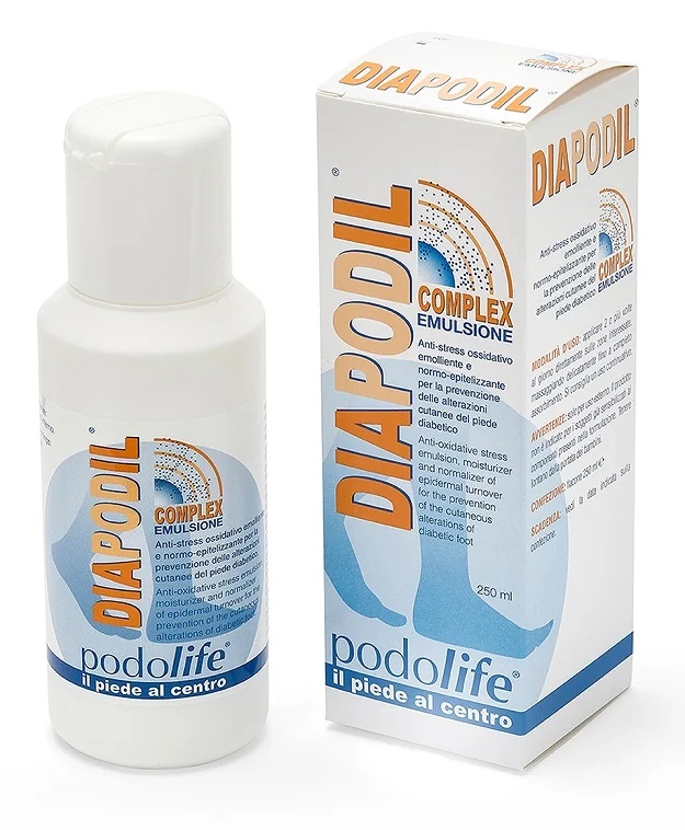 DIAPODIL Diapodil Complex Antioxidant Verzachtende Emulsie 250 ml Diabetische Voet