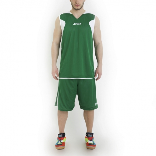 Ensemble réversible Joma vert et blanc