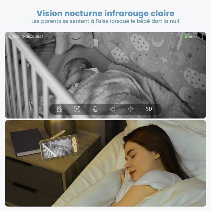 Monitor para bebés de 5
