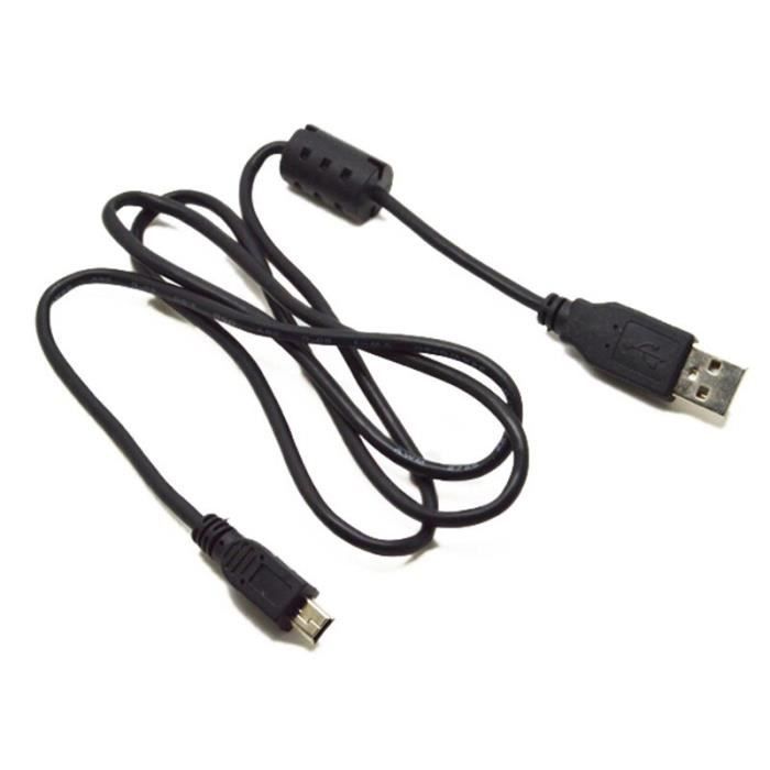 GoPro - Cable USB mini de 5 pines de 80 cm para carga y sincronización de datos, accesorio para cámara [E789A29]