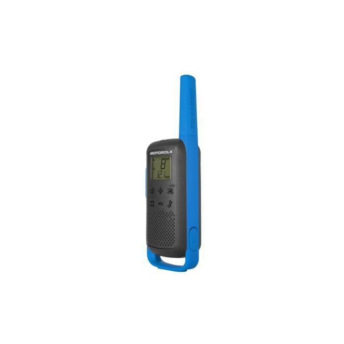 Talkie Walkie Radios MOTOROLA T62 PMR446 - Sans licence - Couplage simplifié - Bleu