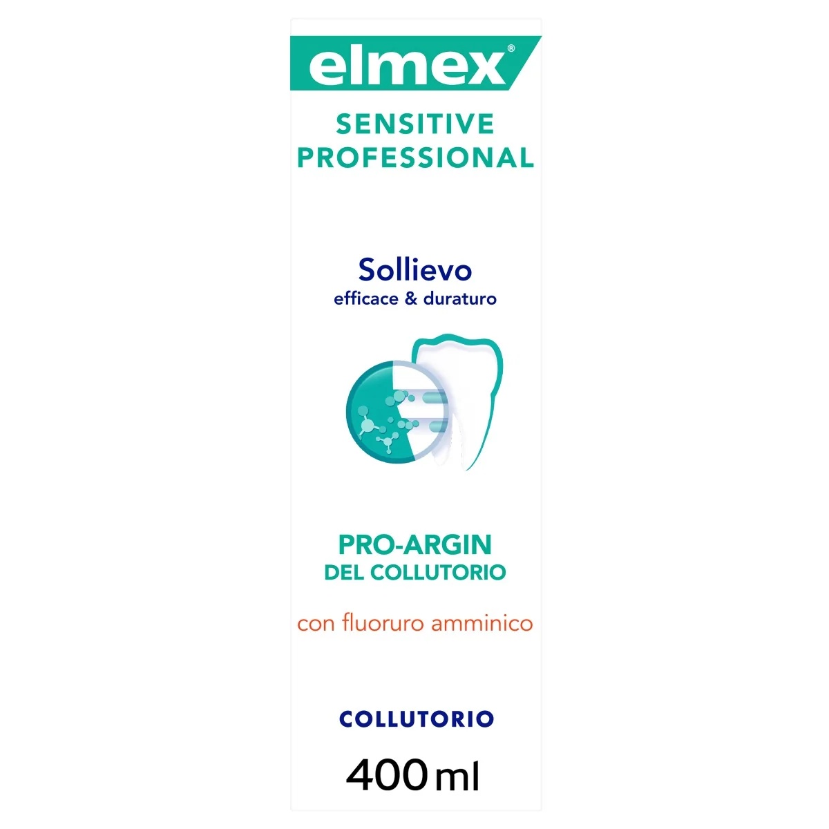 Bain de bouche professionnel Elmex Sensitive 400 ml