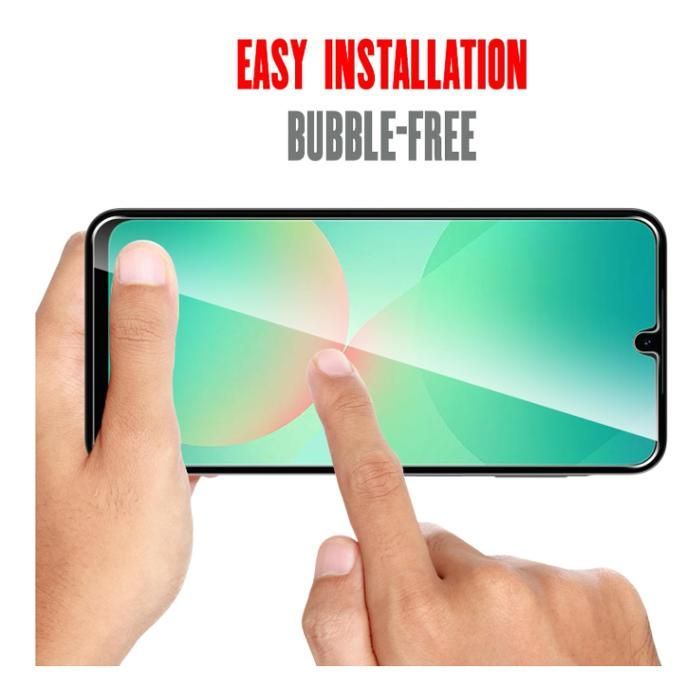 Lot de 2 Verre Trempé pour SAMSUNG GALAXY A26 5G + 2 Protection Objectif Caméra Arrière en Verre Trempé Ultra HD Anti-Rayures 9H
