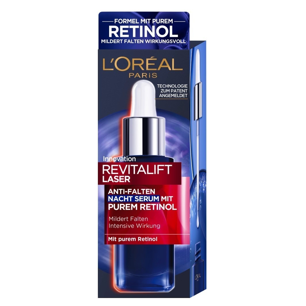 L'Oréal Paris pretnovecošanās serums Revitalift Laser Retinol nakts serums - 30 ml