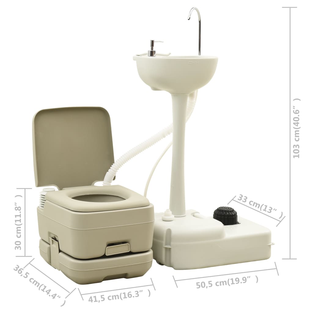 Ensemble de mobilier de camping VidaXL