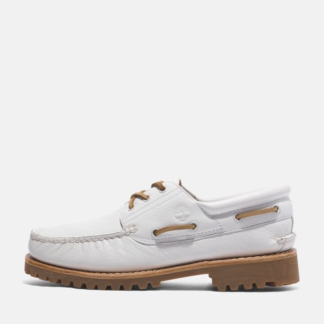 Scarpa da Barca Timberland® Authentic Handsewn                da Uomo in bianco