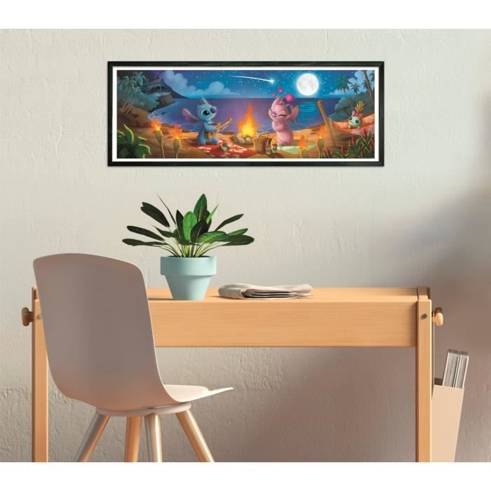 Puzzle Stitch de 1000 piezas, Panorama Compact, CLEMENTONI, Dimensiones del puzzle: 98 x 33 cm