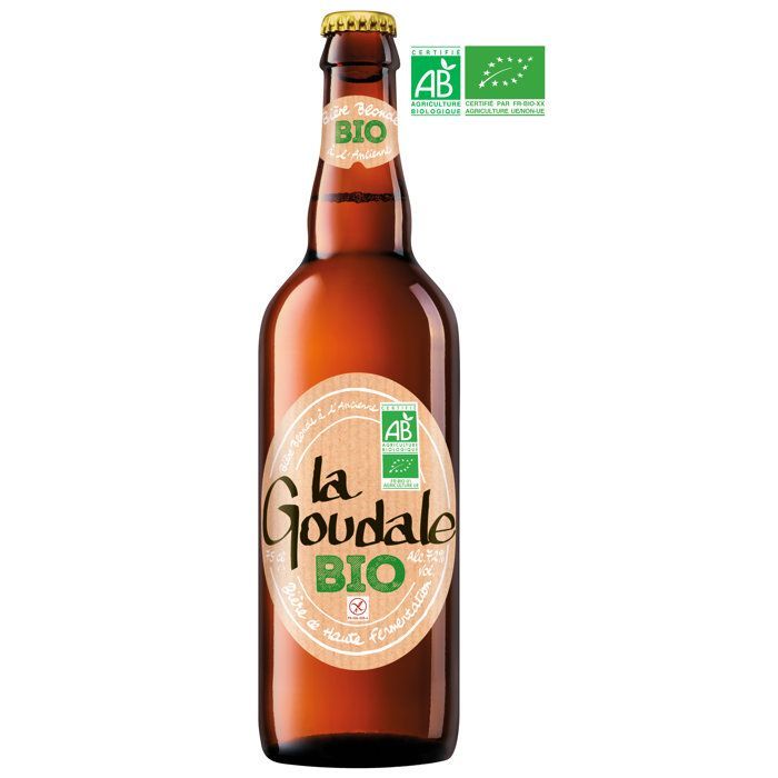 La Goudale - Organic Blonde Beer - 75cl Bottle x3