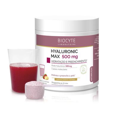 Biocyte hyaluronsyrepulver Hyaluronic Max 20 poser 20 poser