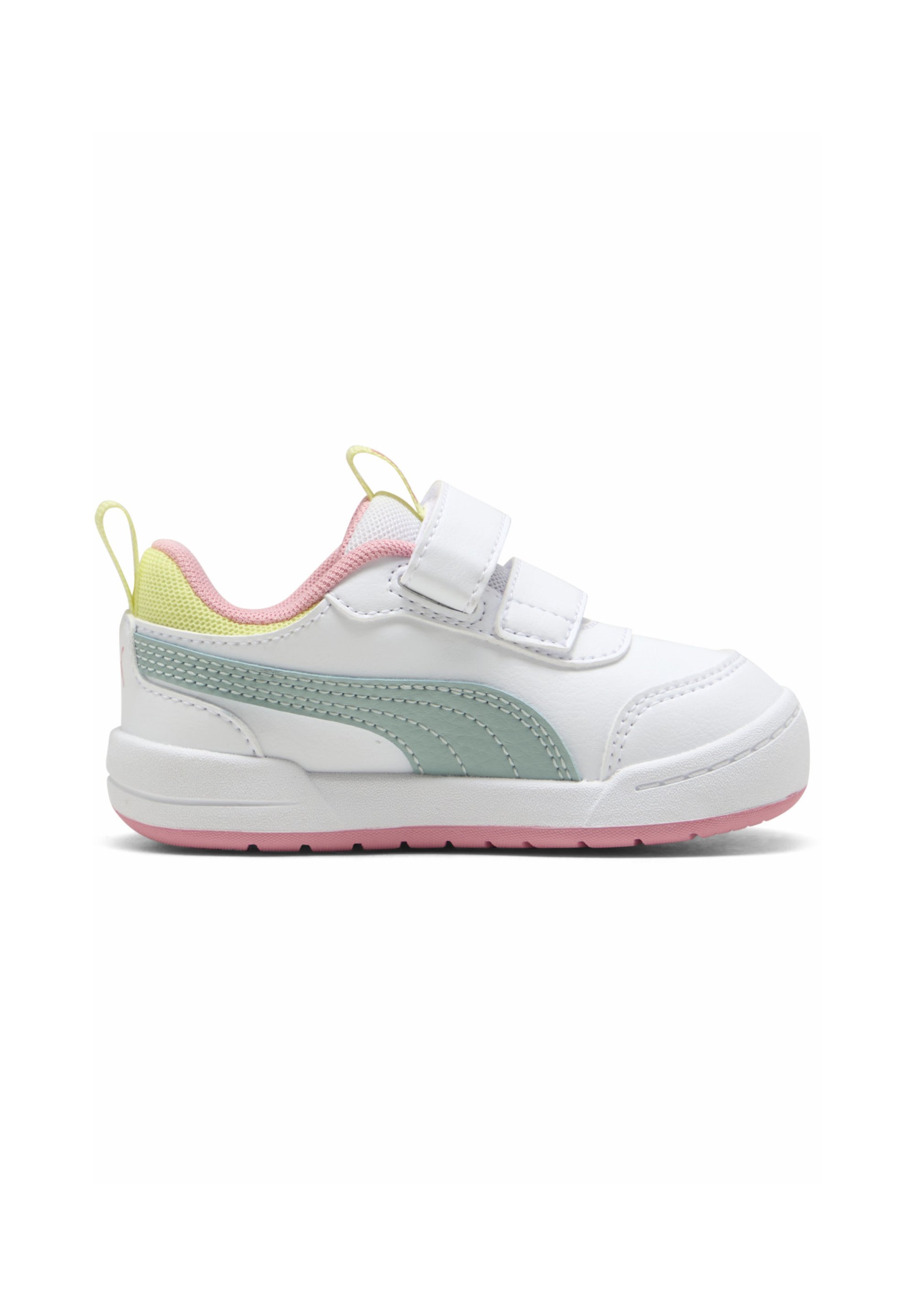 Puma MULTIFLEX - Babyschoenen - wit/licht mosgroen